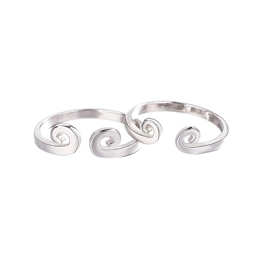 Bague réglable couple argent : oubliez les erreurs de taille pour vos fiançailles