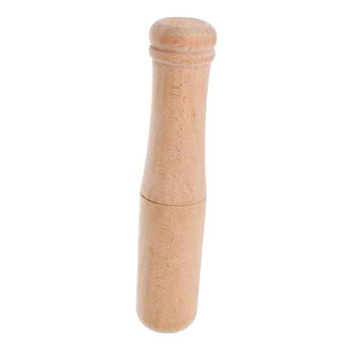 CIYODO Wooden Garlic Crusher Stick Tool for Kitchen Lightweight Muddler for Crushing Garlic Nuts and Seasonings Compact Design for and Transport