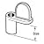 Prime-Line Products L 5550 Window Screen Clip, 1/4-Inch, Zinc, 12-Pack
