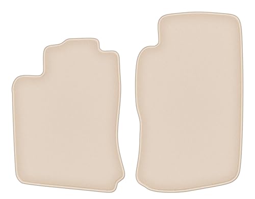 Tapis de voiture Opel Vectra B pour protéger le sol avant contre l'usure en velours beige