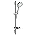 Produktbild hansgrohe wassersparendes Duschsystem Raindance Select PowderRain Regendusche (Duschkopf, Schlauch, Duschstange, 0,65m, 3 Strahlarten) Chrom