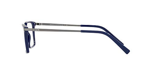 Image of Armani Exchange mens Ax3077 Rectangular Prescription Eyewear Frames