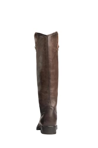 Image of Frye Melissa Button 2 Equestrian-Inspired Tall Boots for Women Made from Hard-Wearing Vintage Leather with Antique Metal Hardware and Leather Outsole - 15 inch Shaft Height