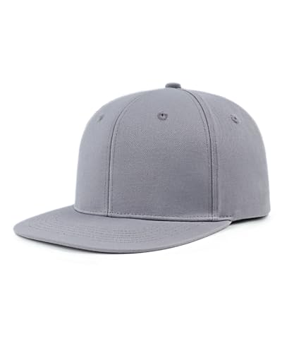 Zylioo XL-3XL Snapback-Mütze Basecap für Großen Kopf,Flat Bill Baseballkappe,Sonnenschutz Running Caps