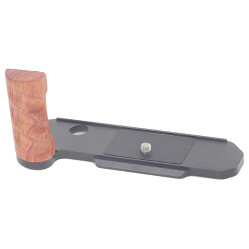 OURHZTB Soporte de madera en L para cámara Nikon FM2, soporte de placa base en forma de L para Nikon FM2, placa de liberación rápida de aleación de aluminio para Arca y montaje de trípode de tornillo