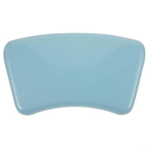Honseadek Almohada ergonómica impermeable de poliuretano para succión para mayor apoyo de espalda con copas antideslizantes para el cuello, espuma de spa suave, se adapta a la mayoría de formas de