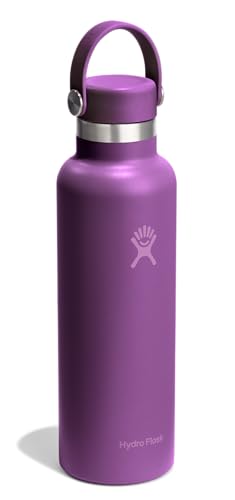 Image of Hydro Flask Water Bottle - Insulated Stainless Steel - Non Spill, Leakproof in 21 Oz Beachplum Purple