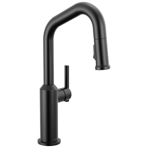 Delta Cordova Matte Black Bar Sink Faucet Single Hole with