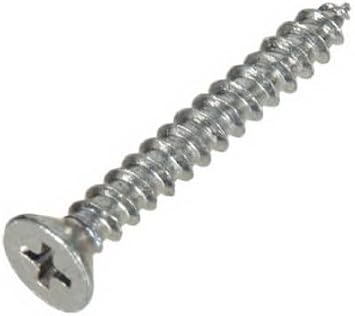 80240 100 Pack Wood & Sheet Metal Combo Phillips Screw - 14 x 1.5 in.
