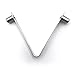 Swimables Stainless Steel Universal V-Clip for All Swimming Pool and Spa Skimmer/Nets, Brushes or Poles - Works for Above Ground or Inground Pools - 3 Pack