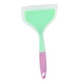 Mikikit Silikon Pfannenwender Hitzebeständig bis Ergonomisch Küchenhelfer für Antihaftpfannen zum...