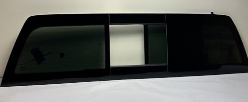 Rear Power Sliding Glass Window Compatible with Chevy Silverado or GMC Sierra 2014-2018 Models: 1500 - 2015-2019 Models: 2500 & 3500 (Regulator Preinstalled No Motor)