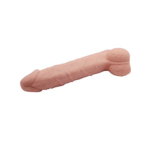 Capa Peniana Extensora Para Aumento Do Pênis 21cm Com Egg