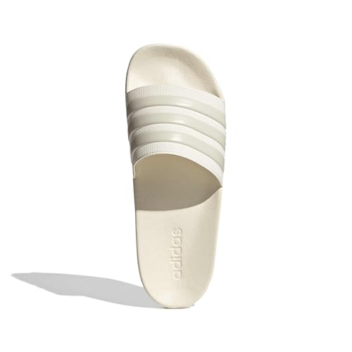 Image of adidas Women ADILETTE SHOWER Synthetic Swim Slide FTWWHT /GOLDMT /BOGOLD | LUT50
