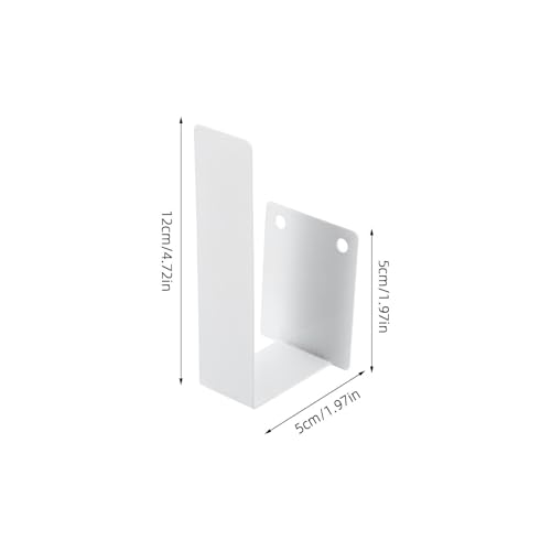 Soporte para Balanza de Baño de Pared 2 piezas Blanco miniatura 2