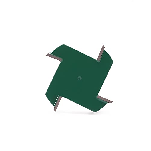 WSOOX Fresa CNC Spoilboard de superfície para roteador, ponta de 1/4 polegada, brocas de planeamento