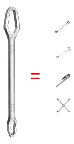 Chave Boca Fixa Aço Universal 8 A 22mm Cabeça Dupla Torx