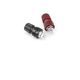 Alta capacità di corrente: il terminale in ottone gestisce fino a 200 A per connessioni da 8 mm, offrendo una distribuzione affidabile dell'alimentazione in auto, camper e barche senza cadute di tensione o problemi di surriscaldamento durante le operazioni di carico pesante