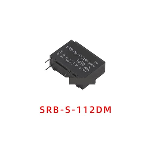 Mini relais électromécanique 12V SRB-S-112DM 4 broches pour circuit imprimé - 2