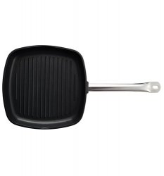 Samuel Groves Induction Cast Aluminum Non Stick Square Ribbed Grill/Griddle Pan