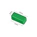 Kozelo 4pcs Watch Band Loop - [16mm Width] Rubber Watch Holder for Watch Band Keeper Repair Replacement Use, Deep Green, Silicone