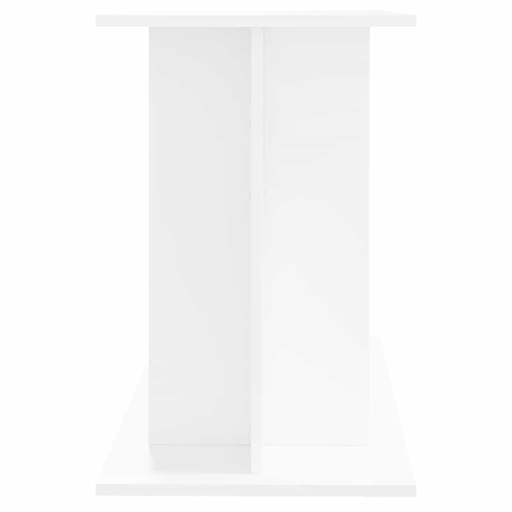 Aquariumständer Weiß Holzwerkstoff 100x40x60 cm Stabiler Unterschrank mit Stauraum und Wandbefestigung für Wohnzimmer Büro Flur Zucht Terraristik Süßwasser Meerwasser