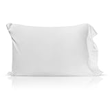 Pillowtex Copper Ion Infused Rayon Derived from Bamboo Cooling Pillow Case, White, King Size (20x40), Softand Breathable