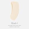 Saie Glowy Super Skin Tint Liquid Foundation - Weightless + Dewy Foundation with Lightweight Medium Coverage - Hydrating Face Makeup + Skin Care Serum Hybrid with Hyaluronic Acid - Shade 1 (1.01 oz)