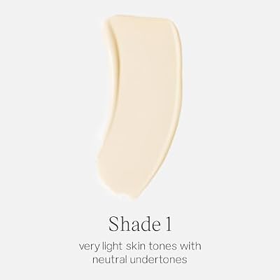 Saie Glowy Super Skin Tint Liquid Foundation - Weightless + Dewy Foundation with Lightweight Medium Coverage - Hydrating Face Makeup + Skin Care Serum Hybrid with Hyaluronic Acid - Shade 1 (1.01 oz)