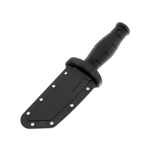 Image of Cold Steel Mini Leatherneck TANTO POINT Compact Lightweight 3.5 inch 8CR13MOV Steel Fixed Blade Outdoor Hunting Utility Knife, 3.25 inch Textured Ergonomic KRAY-EX HANDLE, SECURE-EX SHEATH