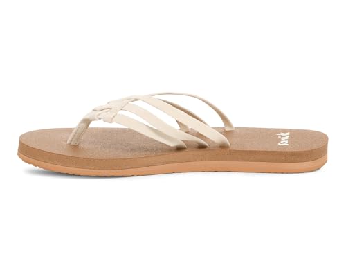 Image of Sanuk Women's Yoga Sandy | Yoga Mat Footbed | Flip Flops for Women | Yoga Sandals For Women