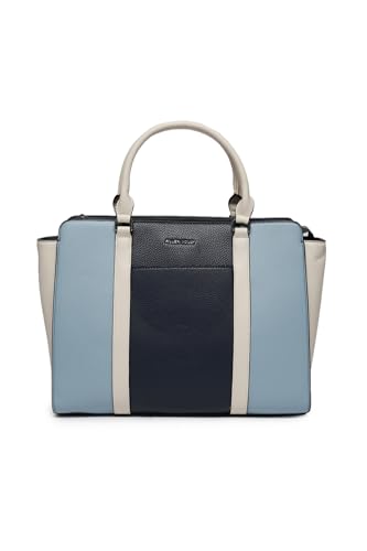 Image of Allen Solly Women's Large Tote Shoulder Bag | PU Leather | Soft Touch | Detachable Sling | College & Daily Carry