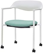 ライオン ミーティングチェア･多目的チェア キャスター脚タイプ 完成品 組立不要 No.1180 No.1181NF-W 503-71