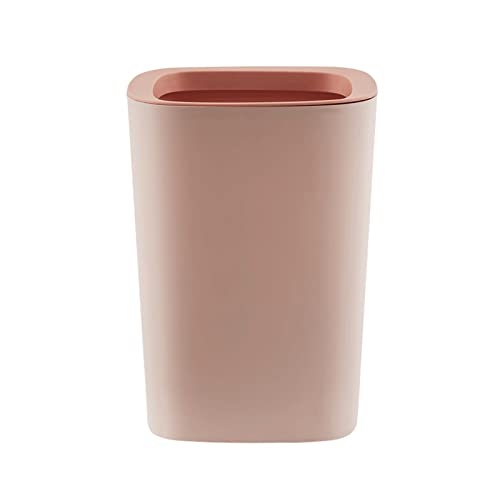 Panier à papier design rose 12L : la poubelle idéale pour chambre et bureau moderne