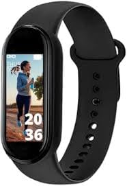 Drumstone 𝟏𝟓 𝐘𝐞𝐚𝐫𝐬 𝐖𝐚𝐫𝐫𝐚𝐧𝐭𝐲 M10 Smart Watch Band – Fitness Tracker with Heart Rate Monitor, Steps Counter, Calorie Tracker, & Blood Pressure Monitoring for Boys & Girls