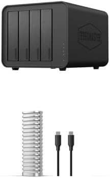 TERRAMASTER D4-320 + D1 SSD - 4Bay USB HDD Storage + 1Bay M.2 NVMe SSD Enclosure