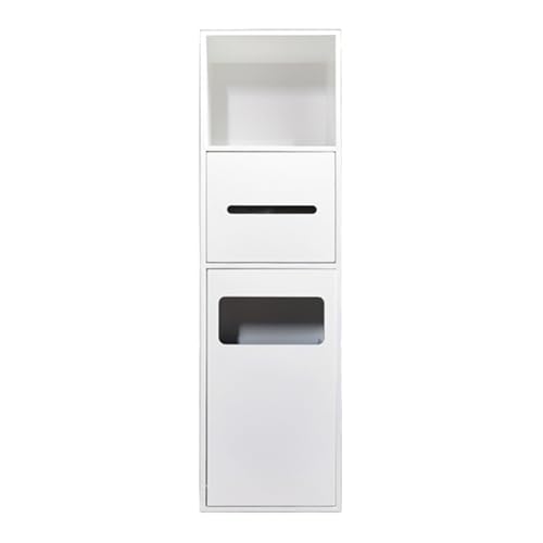 Étagère de douche inox 304 alcôve avec porte-papier toilette intégré