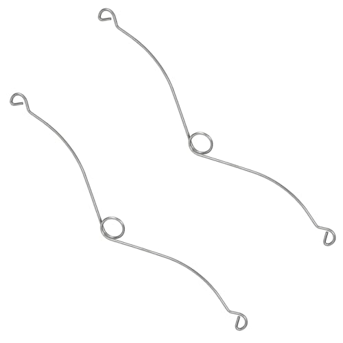 Replacement for Broan Nutone S99140208 Grille Springs Clips，S99140208 Grille Springs for Vent Fans,fit for ReVent RVL80,Replacement Bathroom Exhaust Fan/Light Clips,QT130E-B,QT130LE-B,QT, 2-Pack -  Delixike, S99140208-2pcs