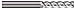 Micro 100 SHR-625-4 Square End Mill - Chipbreaker, 5/8" Cutter Dia, 1-1/4" LOC, 4 Fl, 5/8" Shank Dia, 3-1/2" OAL, Uncoated