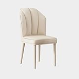 【ESTABILIDAD Y RESISTENCIA】 - Esta moderna silla de comedor está hecha de patas de metal de alta calidad, resistentes y duraderas, y cuenta con pies antideslizantes silenciosos para proteger mejor el piso durante el movimiento.