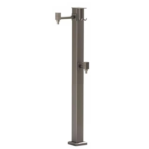 Fontaines Extérieures Colonne D'eau De Jardin Autoportante, Fontaine D'eau D'irrigation En Acier Inoxydable, Support De Poteau/support De Tuyau Pour Jardin, Terrasse, Terrasse, Décoration De Villa