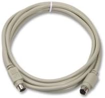 Videk Mini 6 Pin Din M to Mini 6 Pin Din M Cable 3 m 3 m โ CABLE PS/2