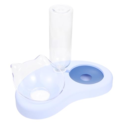 Ipetboom Ciotola Automatica Per Acqua e Cibo Per Gatti Distributore Elettronico Per Animali Domestici Ciotola Inclinata Per Cani Facile Da Pulire e Antiscivolo