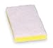 Tough Guy 2NTH2 Scouring Pad, White, PK 20