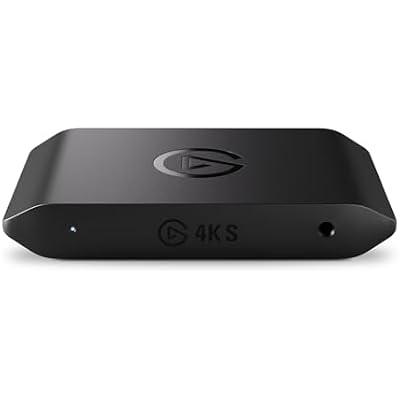Elgato 4K S &ndash; External Capture Card for PS5, Xbox Series X/S, Switch 2, PC, Mac, iPad | 4K60, 1440p120, or 1080p240 Passthrough and Capture, HDR10, VRR, USB-C, Near-Zero Latency