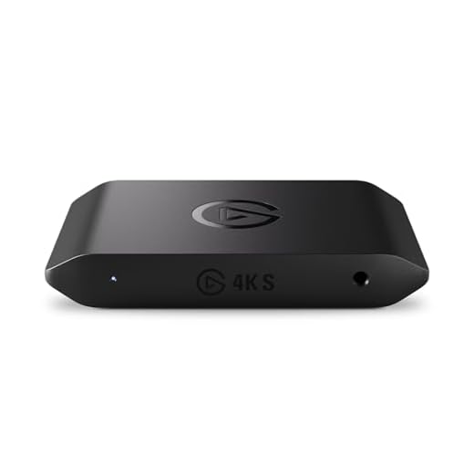 Elgato 4K S – Externe Capture-Karte für PS5, Xbox Series X/S, Switch 2, PC, Mac, iPad | 4K60, 1440p120 oder 1080p240 Passthrough und Capture, HDR10, VRR, USB-C, nahezu Keine Latenz
