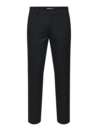 ONLY & SONS Herren Onsbrad Life Slim 0184 Pant Stoffhose, Schwarz, 29W / 32L EU – Ansicht 1