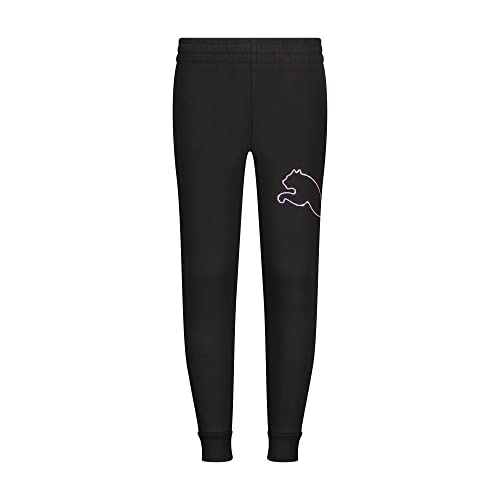Jogger PUMA de niña negro talla 5 evita rozaduras con este chándal suave infantil