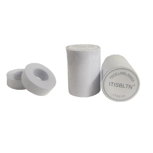 10,000pcs White Blank Price Labels Fits MX-5500 Pricing Gun