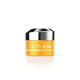 Olay Vitamina C Crema Contorno de Ojos, Cuidado para Ojeras, Ojos Hinchados con Niacinamida al 99% de Pureza. Ilumina, Unifica, Hidrata. 15 ml